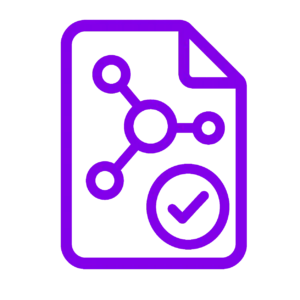Data-backed intelligence icon
